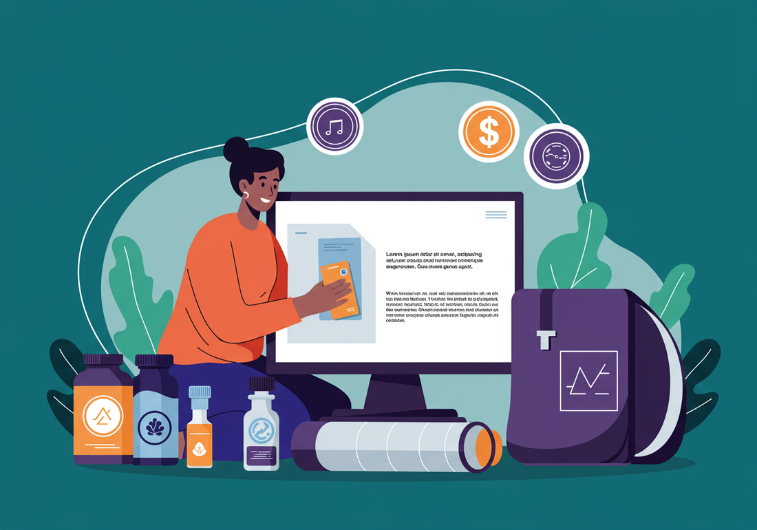 Visually appealing examples of ecommerce product bundles: skincare set, coffee lover's kit, fitness package for inspiration.