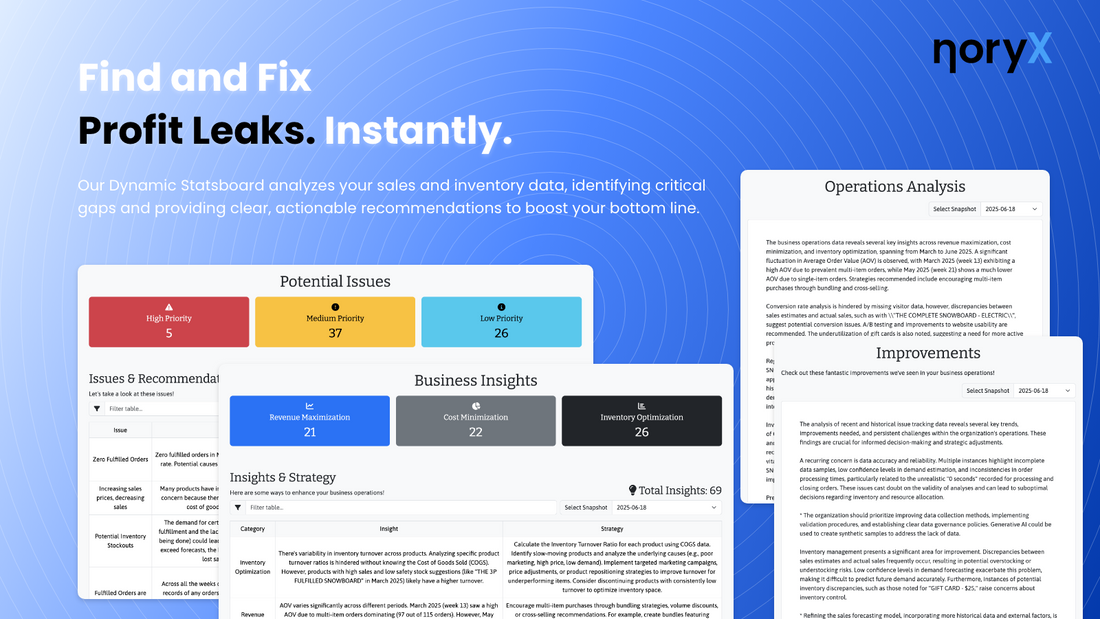 Inventory Management: The Heartbeat of Your D2C Business | noryX Statsboard Optimization