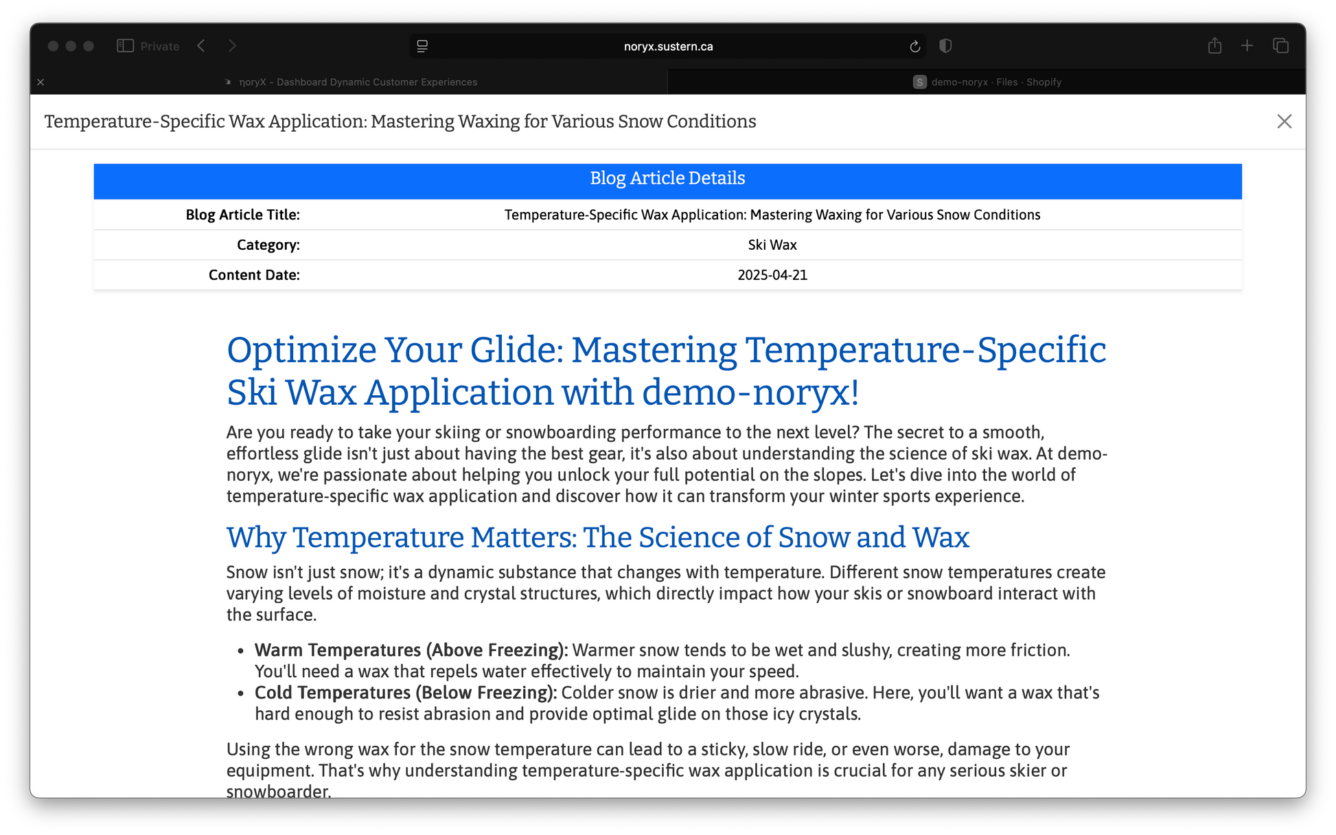Temperature-Specific Ski Wax Application: Mastering Waxing for Various Snow Conditions